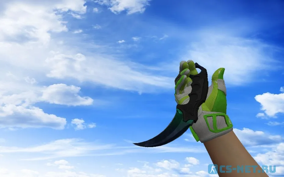Пак оружия «Спортивные перчатки | Живая изгородь» для CS 1.6 (Karambit 2)