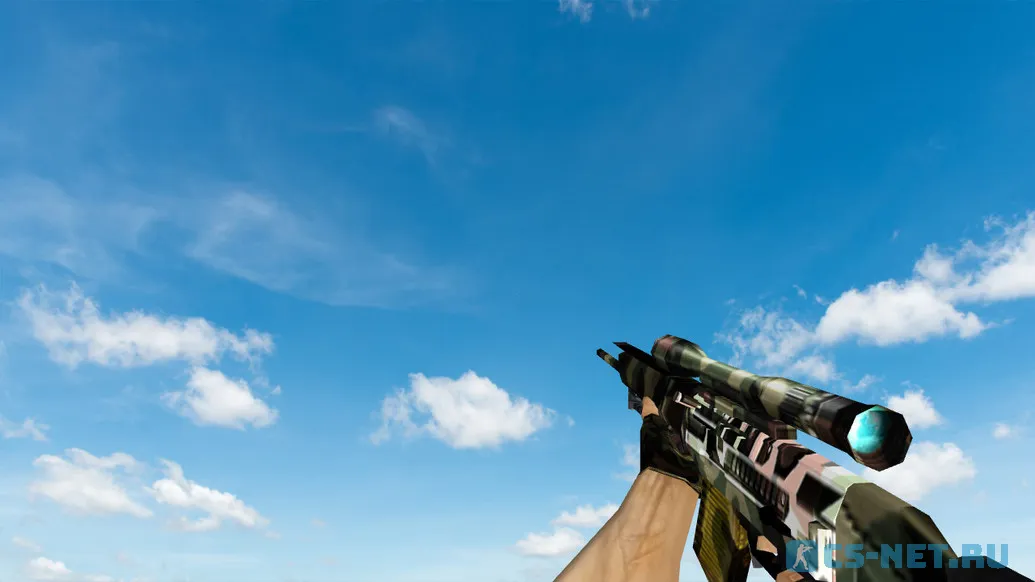 Полный пак камуфляжного оружия для CS 1.6 (SG-550)