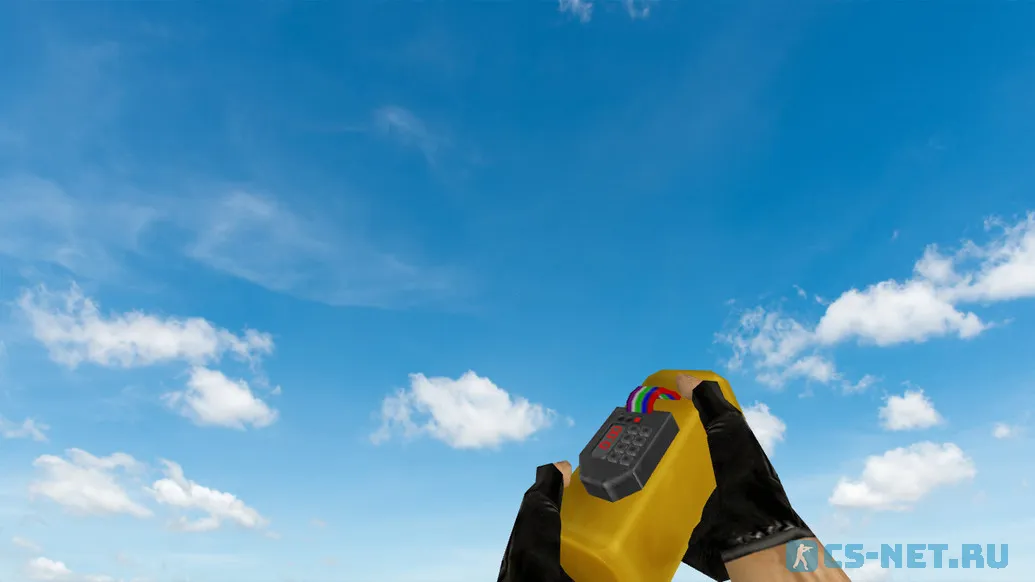 Пак моделей оружия «Gold Weapons Pack V3» для CS 1.6 (Bomb)