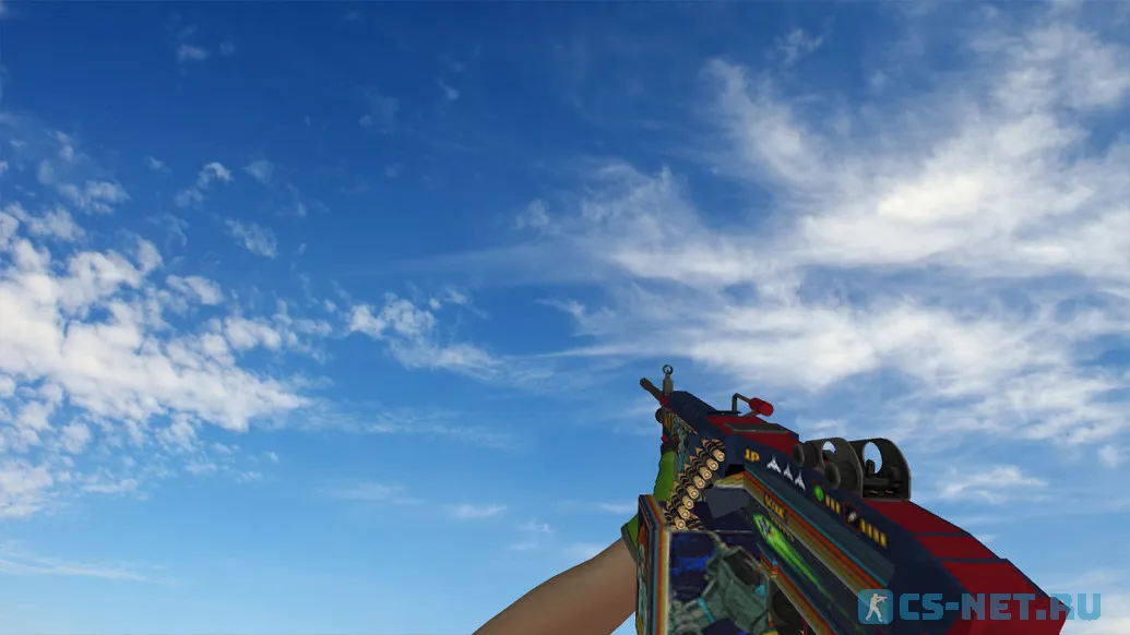 Пак моделей оружия «Specialist Gloves Emerald Web Pack» для CS 1.6 (M249)