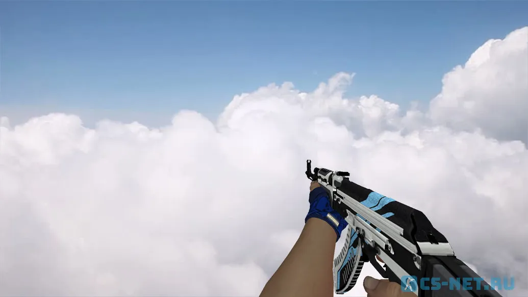 Пак моделей оружия «Hand Wraps Cobalt Skulls Pack» для CS 1.6 (AK47)