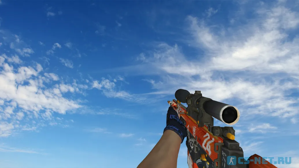 Пак моделей оружия «MOTO Gloves Weapon Pack» для CS 1.6 (SG-550)