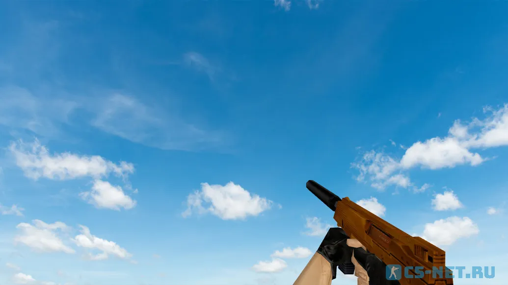 Пак моделей оружия «Gold Weapons Pack V3» для CS 1.6 (TMP)