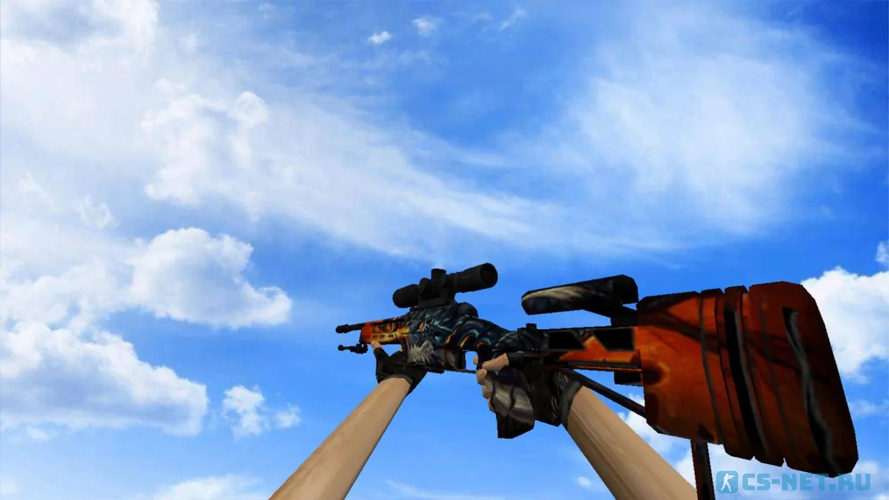 Модель «SSG-08 Пламя дракона» для CS 1.6