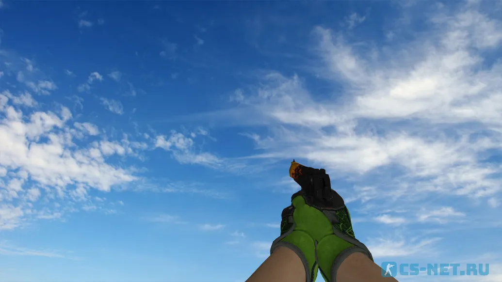 Пак моделей оружия «Specialist Gloves Emerald Web Pack» для CS 1.6 (Deagle)