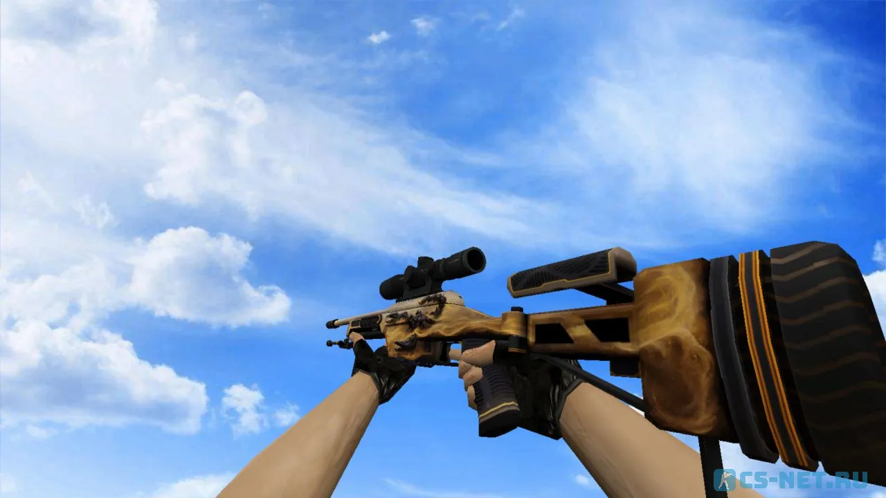 Модель «SSG 08 | Жало смерти (Death Strike)» для CS 1.6