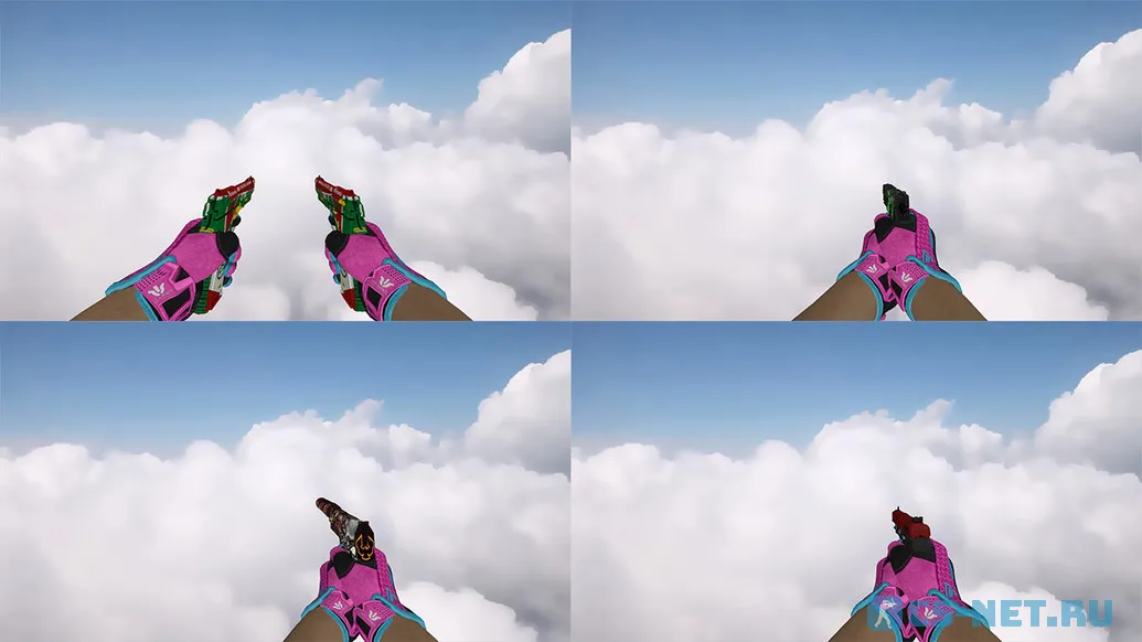 Пак моделей оружия «С перчатками Порок» для CS 1.6 (Пистолеты 2)