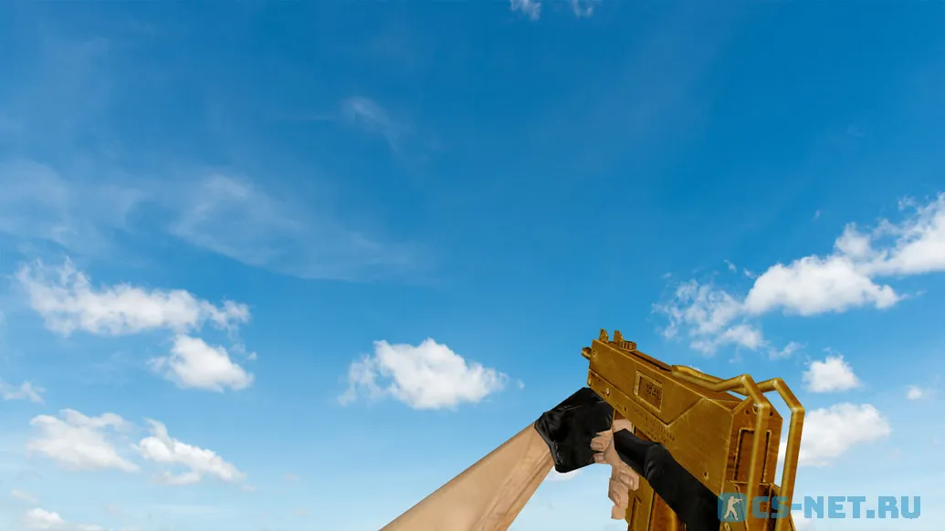 Пак моделей оружия «Gold Weapons Pack V3» для CS 1.6 (MAC10)