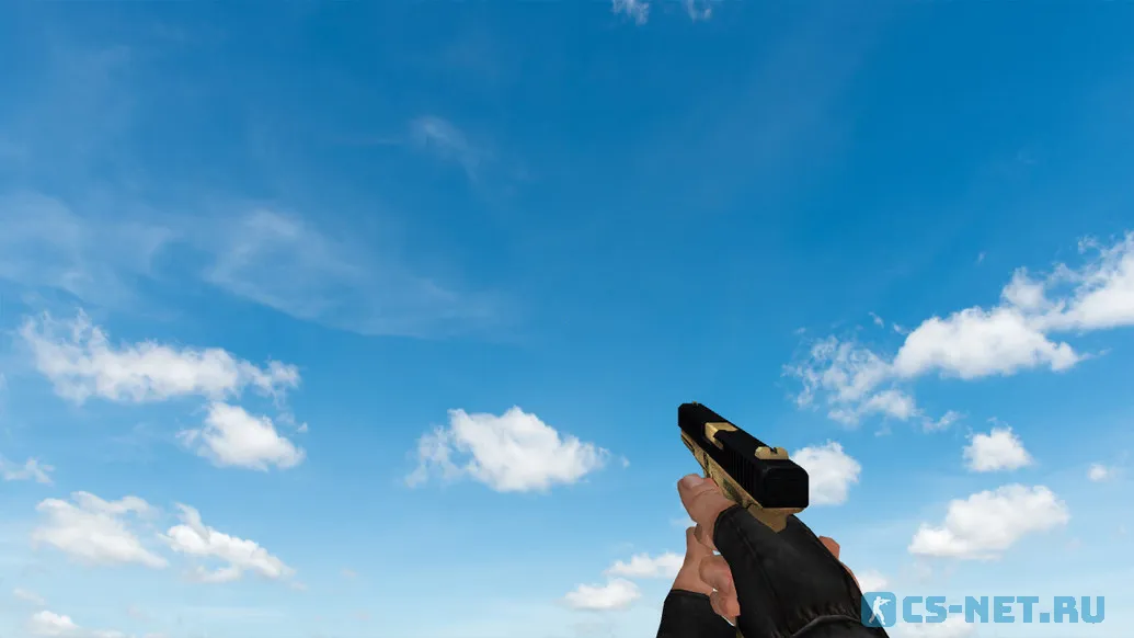 Пак моделей оружия «Golden Weapon Pack» для CS 1.6 (Glock)