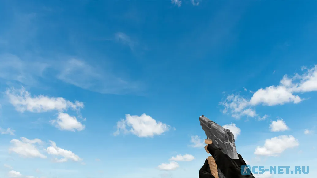 Пак моделей оружия «Default Weapons Chromed» для CS 1.6 (P228)