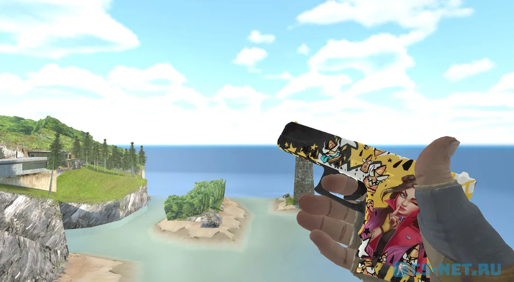 Пак моделей оружия «Hydra Gloves | Case Hardened Pack» для CS 1.6 (Glock)