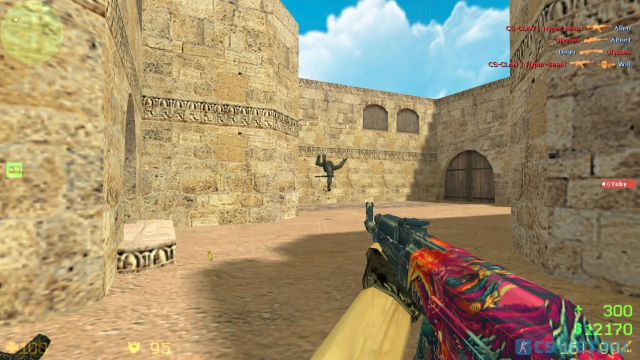 CS 1.6 Hyper Beast (скин АК47 хайпер бист)