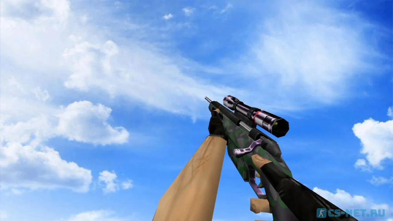 Модель «Scout Лесной камуфляж» для CS 1.6 (скрин 2)