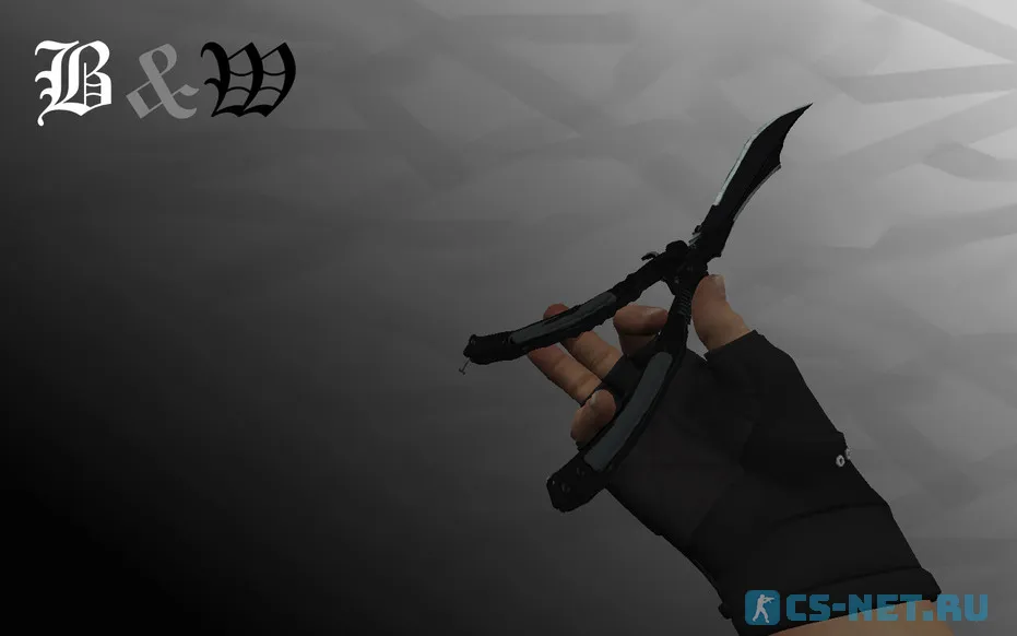 Инвентарь «Монохром» для CS 1.6 (butterfly knife)