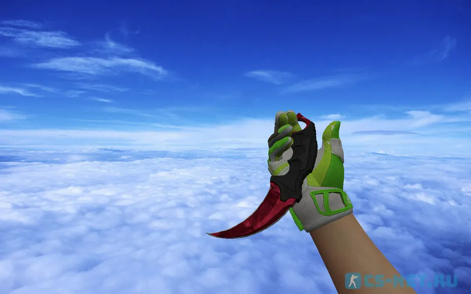 Пак моделей оружия «Pack Hedge Maze + Fracture Case» для CS 1.6 (Karambit)