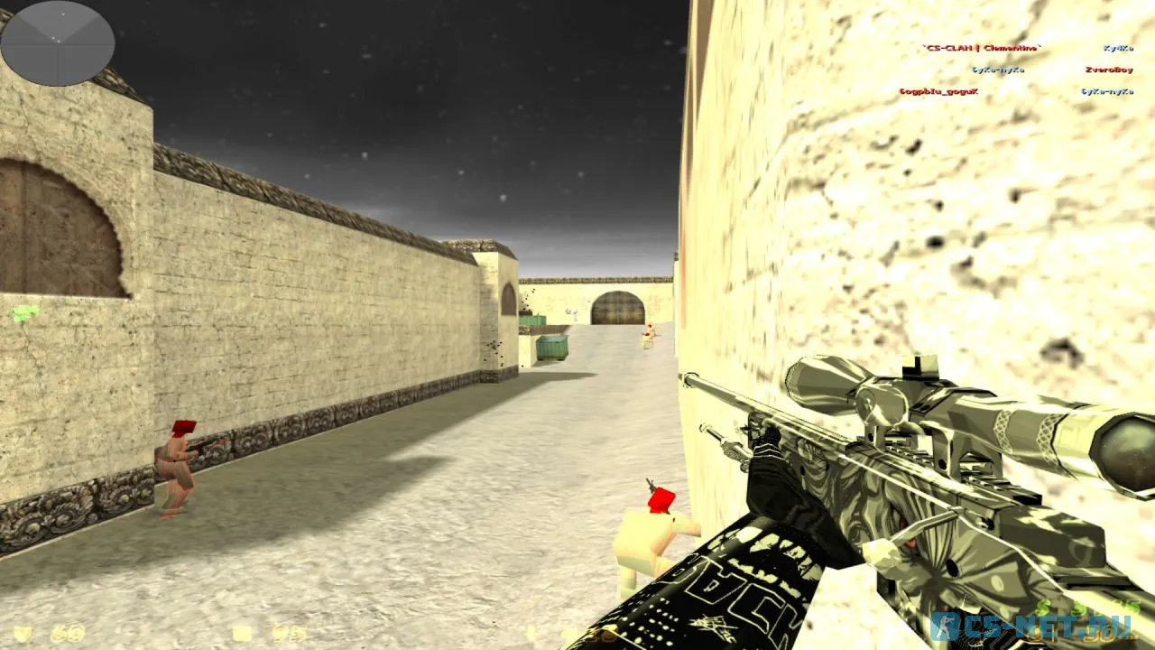 CS 1.6 Clementine v2 — топовая черно-белая ZXC сборка (скриншот 10)