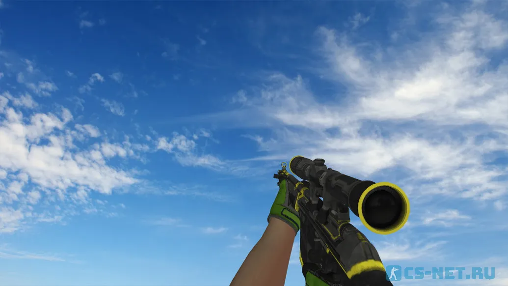 Пак моделей оружия «Specialist Gloves Emerald Web Pack» для CS 1.6 (G3SG1)