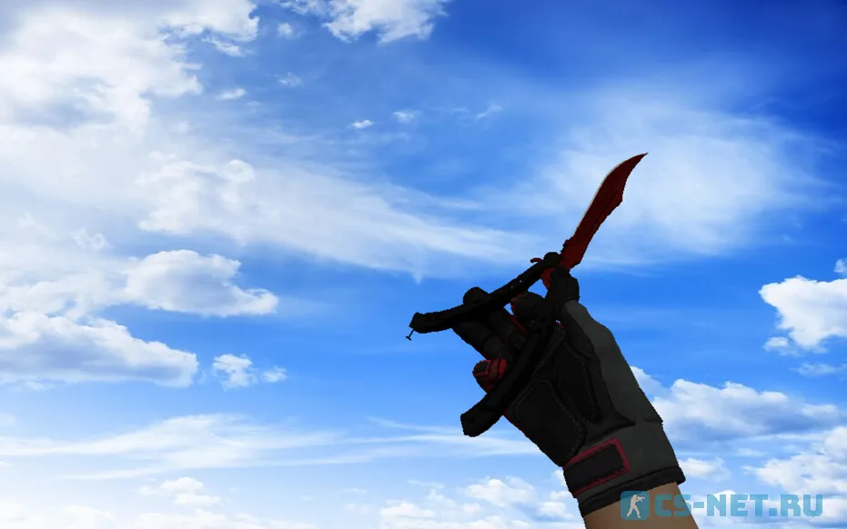 Пак моделей оружия «С перчатками Кровавое кимоно» для CS 1.6 (butterfly knife)