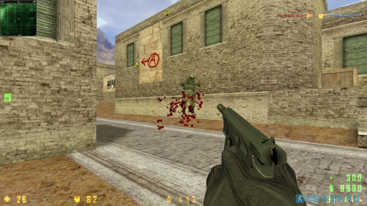 Counter-Strike 1.8 со скинами из CS:GO (CZ)