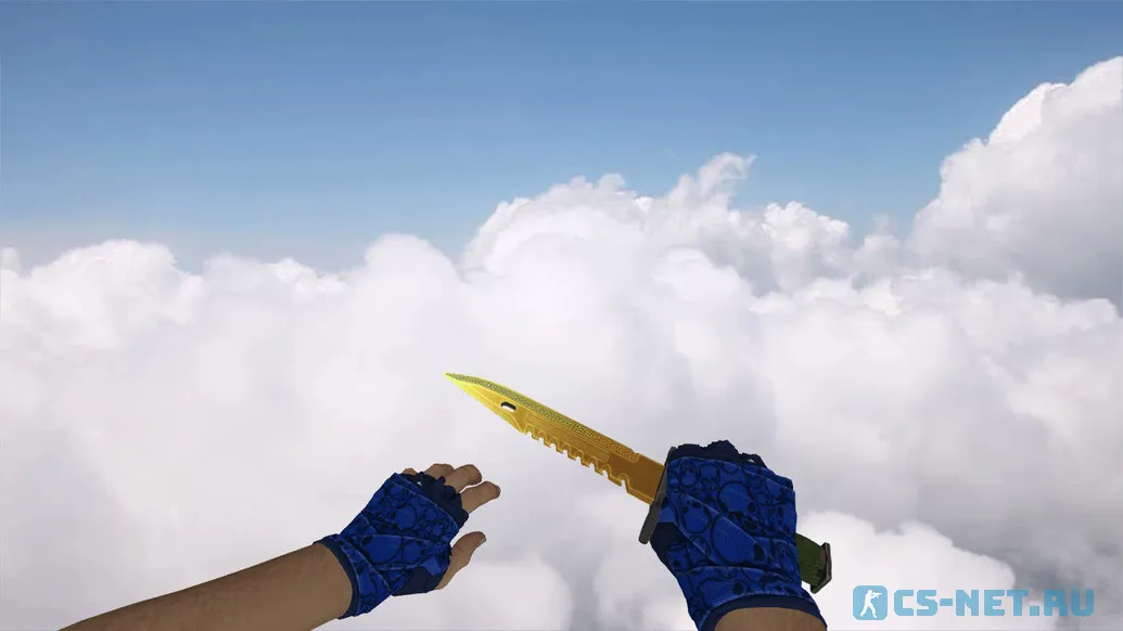 Пак моделей оружия «Hand Wraps Cobalt Skulls Pack» для CS 1.6 (M9 knife)