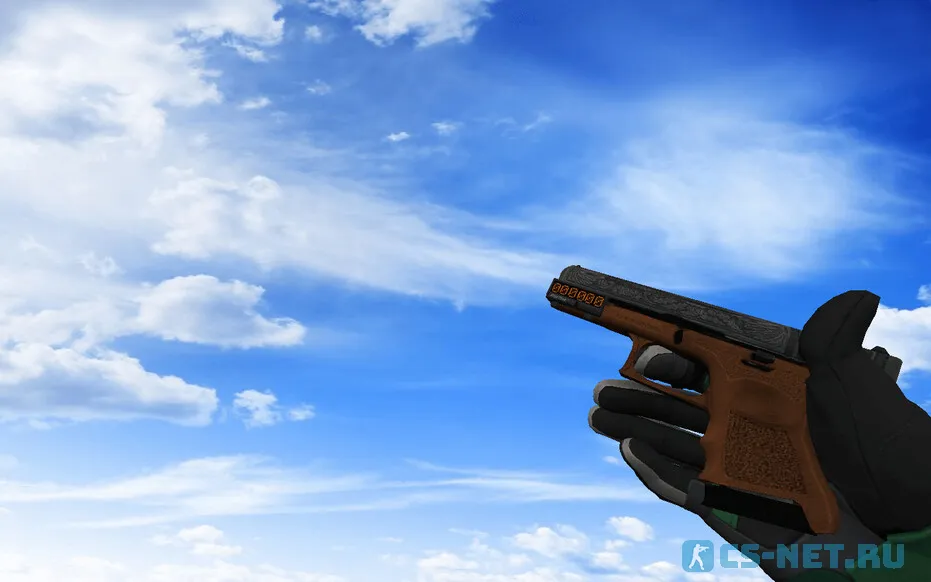 Пак с Мотоциклетными перчатками Черепаха для CS 1.6 (Glock)