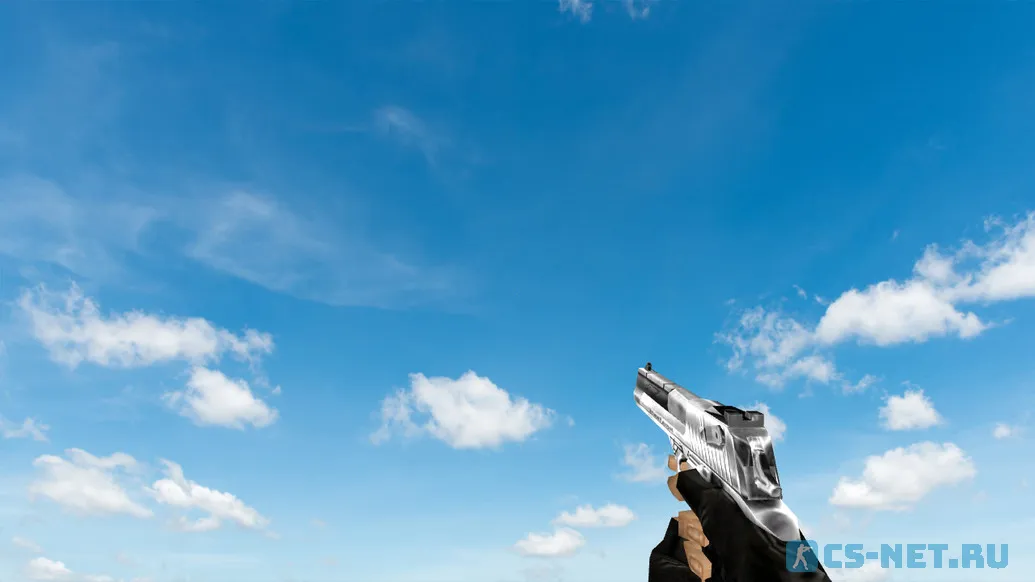Пак моделей оружия «Default Weapons Chromed» для CS 1.6 (Deagle)