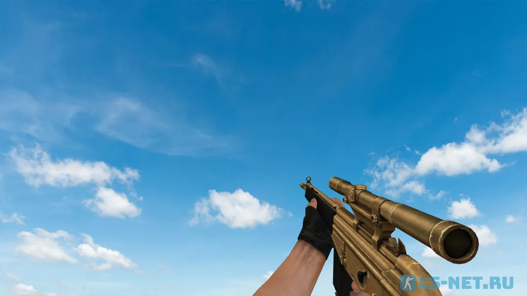 Пак моделей оружия «Golden Weapon Pack» для CS 1.6 (G3SG1)