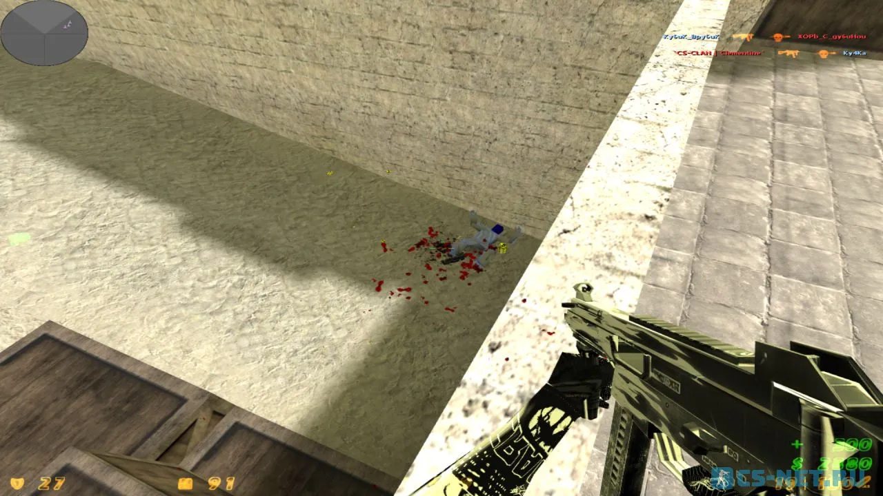 CS 1.6 Clementine v2 — топовая черно-белая ZXC сборка (скриншот 5)