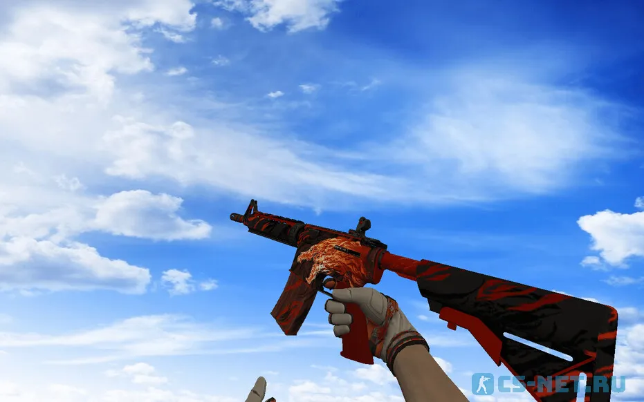 Пак оружия с Мотоциклетными перчатками «БУХ!» для CS 1.6 (M4A4)