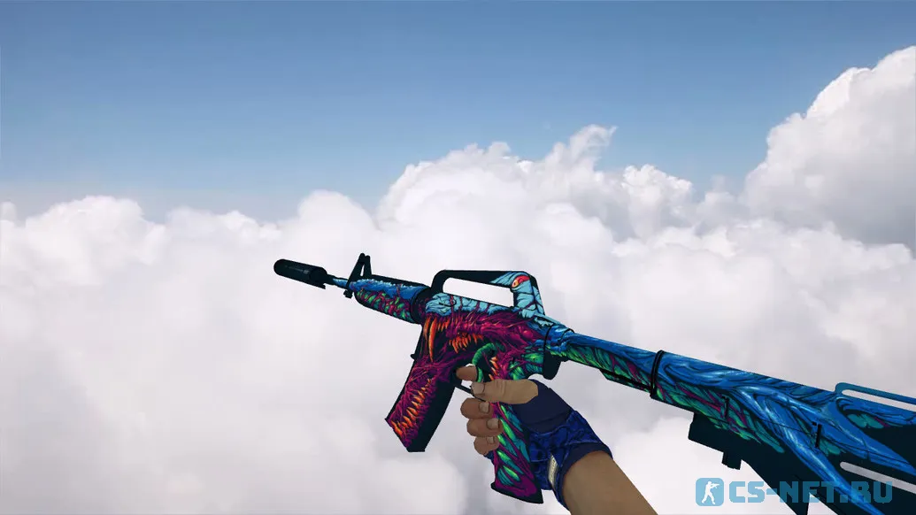 Пак моделей оружия «Hand Wraps Cobalt Skulls Pack» для CS 1.6 (M4A1)