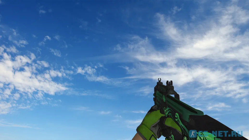 Пак моделей оружия «Specialist Gloves Emerald Web Pack» для CS 1.6 (P90)