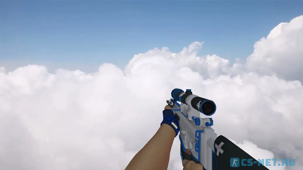 Пак моделей оружия «Hand Wraps Cobalt Skulls Pack» для CS 1.6 (SG-550)