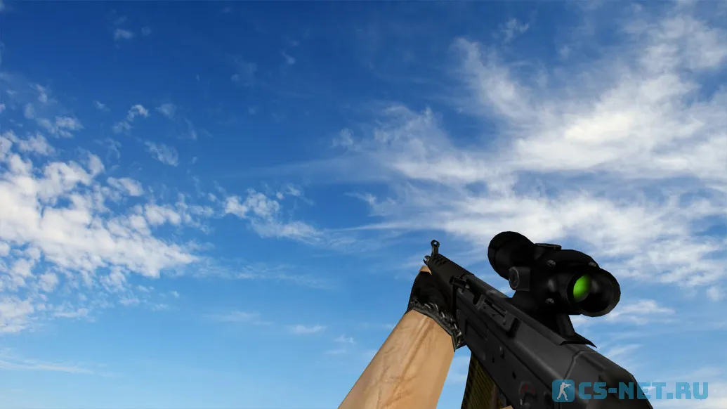 Пак моделей оружия «Сглаженные стандартные модели» для CS 1.6 (SG-552)