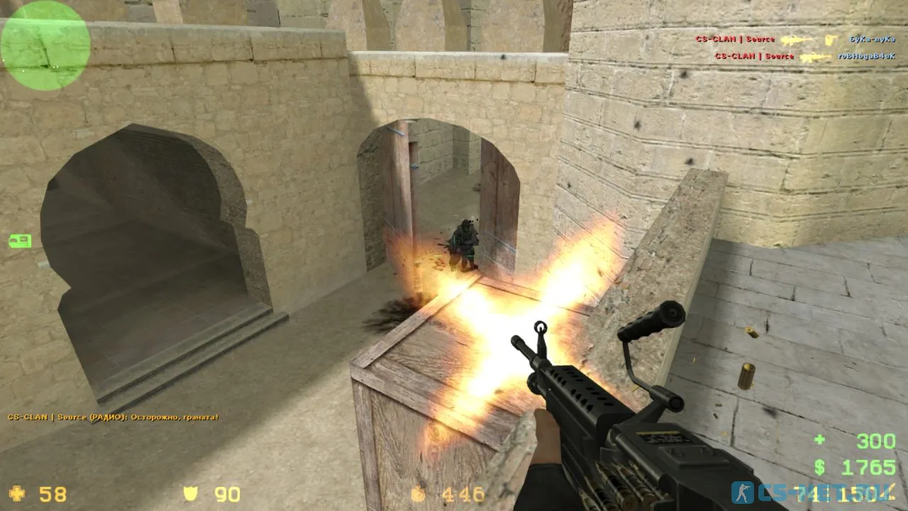 CS 1.6 в стиле CS:Source (скриншот 10)