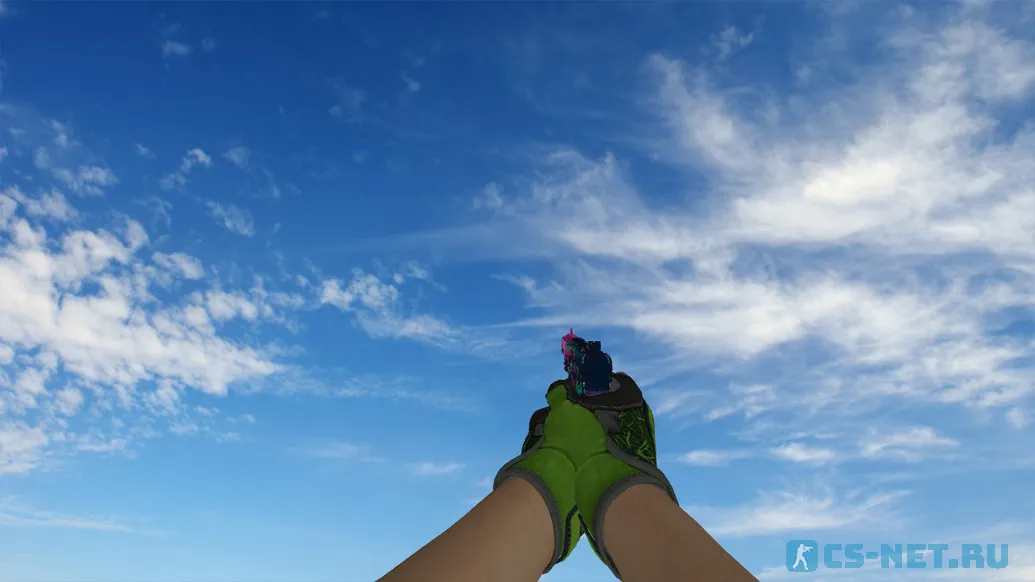 Пак моделей оружия «Specialist Gloves Emerald Web Pack» для CS 1.6 (Five-Seven)