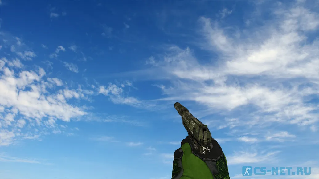 Пак моделей оружия «Specialist Gloves Emerald Web Pack» для CS 1.6 (USP)