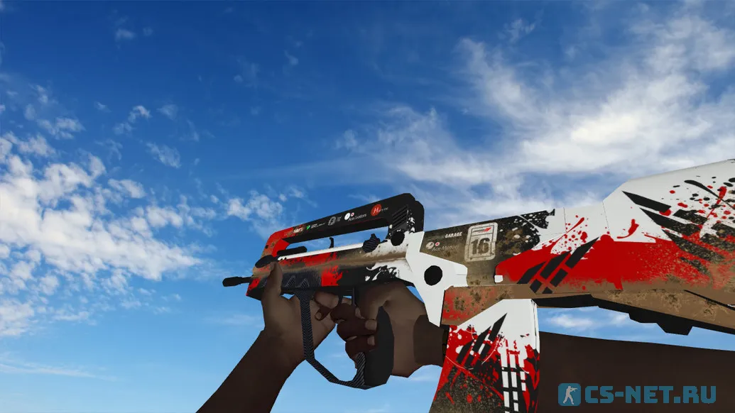 Пак моделей оружия «С пиратскими руками» для CS 1.6 (Famas)