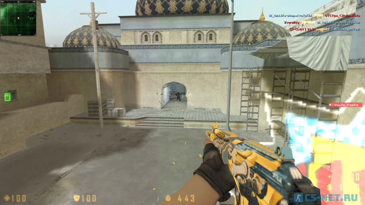 Counter-Strike 1.8 со скинами из CS:GO (Галил)