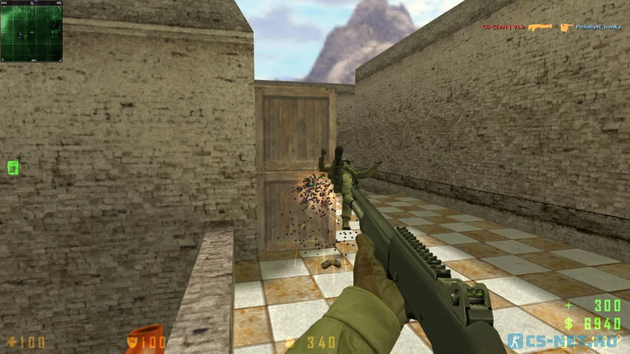 Counter-Strike 1.8 со скинами из CS:GO (XM1014)