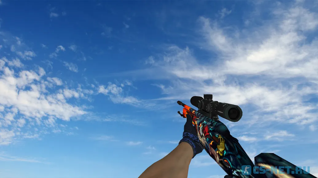 Пак моделей оружия «MOTO Gloves Weapon Pack» для CS 1.6 (Scout)