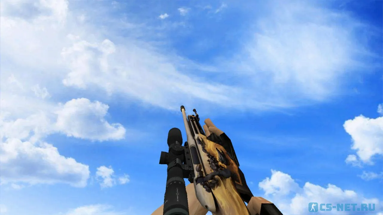 Модель «SSG 08 | Жало смерти (Death Strike)» для CS 1.6 (скрин 2)