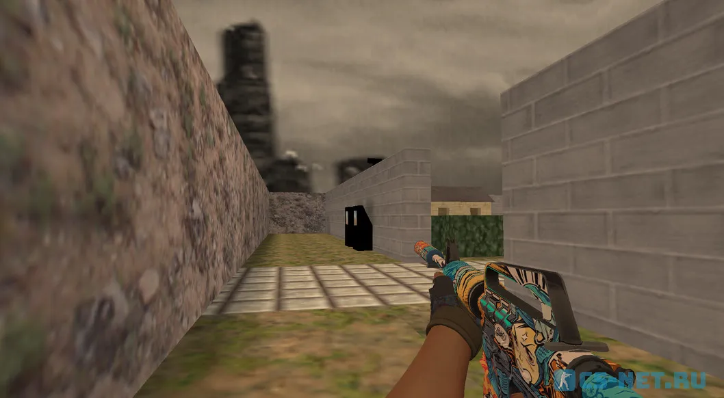 Пак моделей оружия «Hydra Gloves | Case Hardened Pack» для CS 1.6 (M4A1)