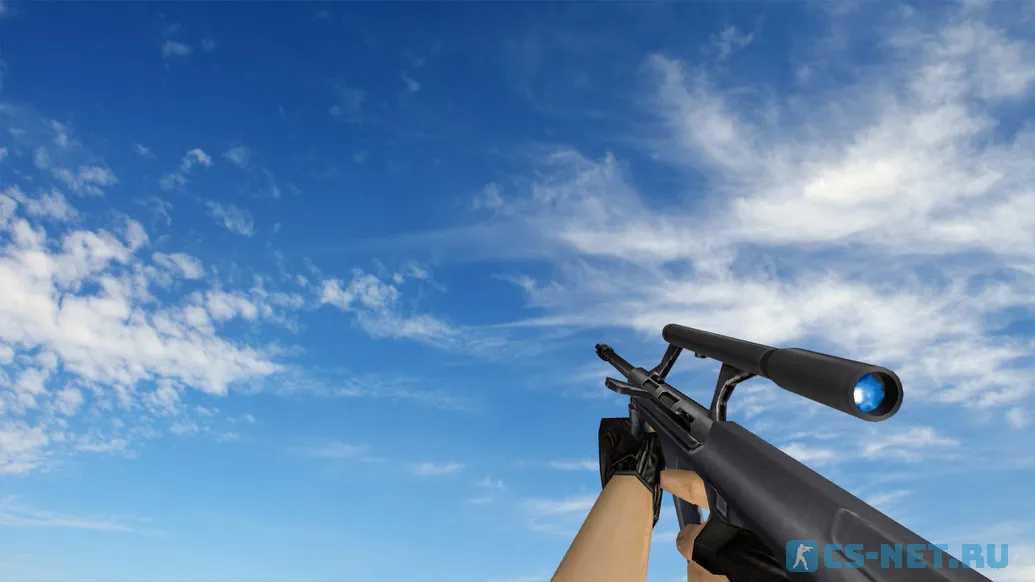 Пак моделей оружия «Сглаженные стандартные модели» для CS 1.6 (AUG)