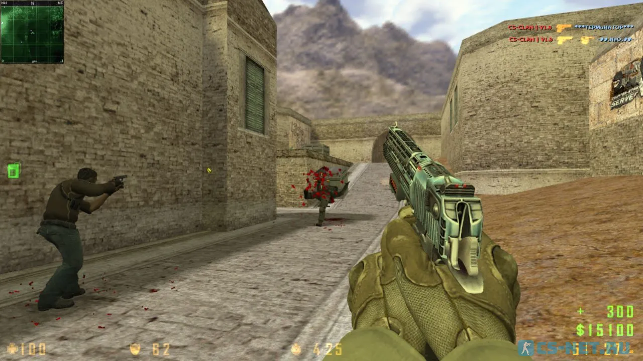 Counter-Strike 1.8 со скинами из CS:GO (Дигл)