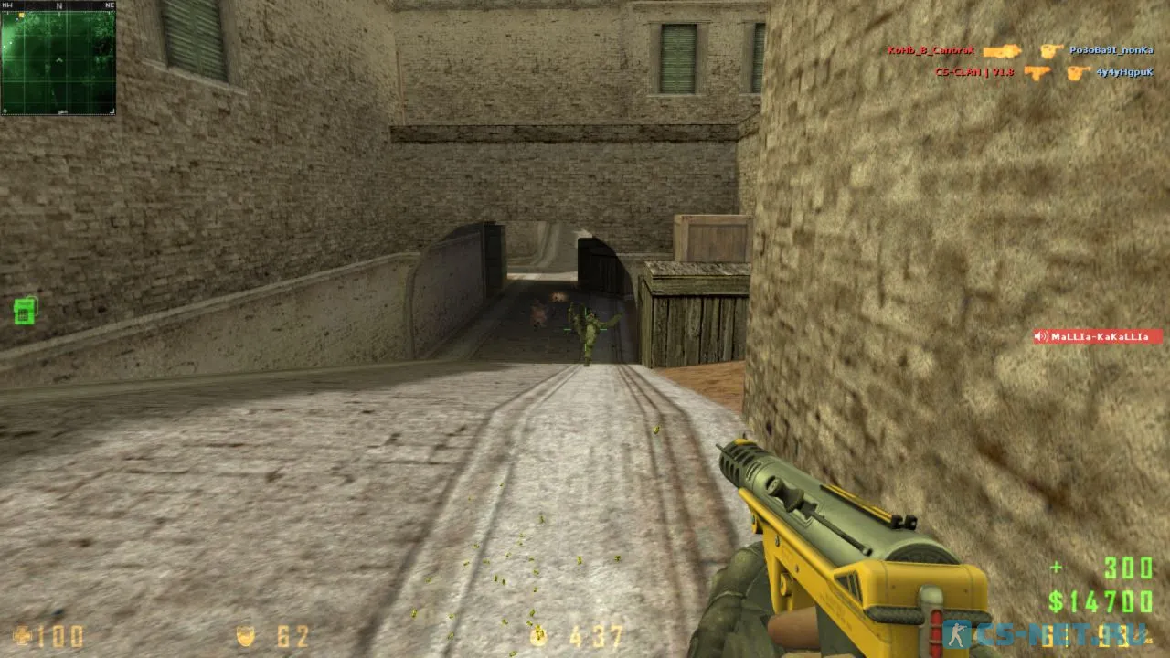 Counter-Strike 1.8 со скинами из CS:GO (TEC-9)