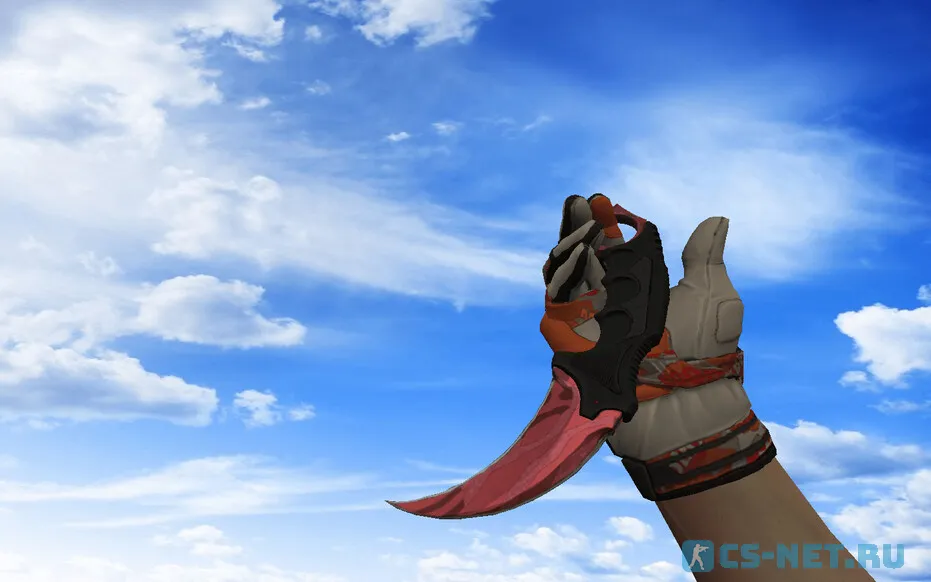 Пак оружия с Мотоциклетными перчатками «БУХ!» для CS 1.6 (Karambit)