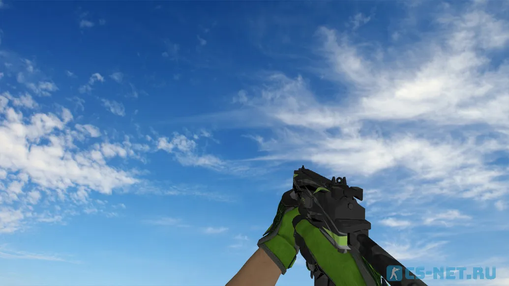 Пак моделей оружия «Specialist Gloves Emerald Web Pack» для CS 1.6 (MP9)