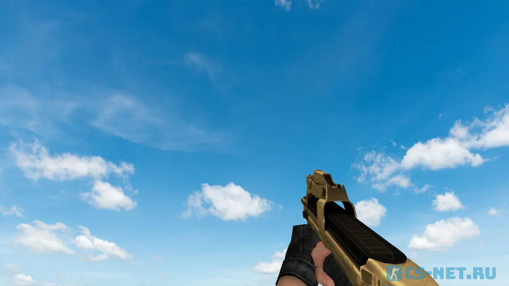 Пак моделей оружия «Golden Weapon Pack» для CS 1.6 (P90)