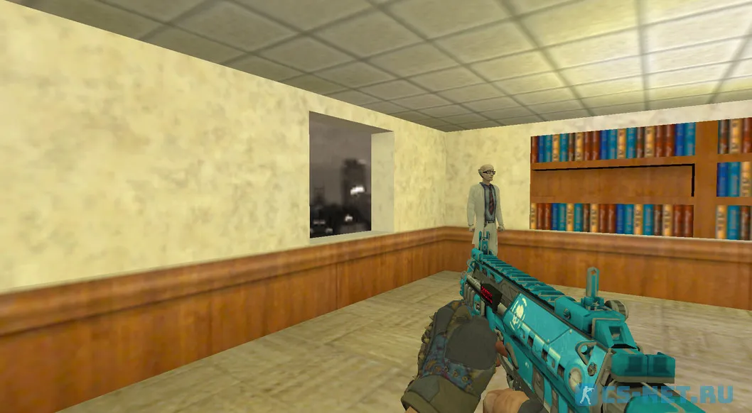 Пак моделей оружия «Hydra Gloves | Case Hardened Pack» для CS 1.6 (MP7)