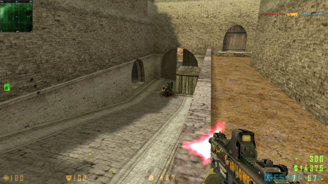 Counter-Strike 1.8 со скинами из CS:GO (UMP)